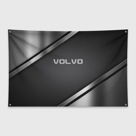 Флаг-баннер с принтом Volvo в городе Новоалтайск, 100% полиэстер | размер 67 х 109 см, плотность ткани — 95 г/м2; по краям флага есть четыре люверса для крепления | auto | automobile | car | carbon | machine | motor | motor car | sport car | volvo | автомашина | бренд | вольво | легковой автомобиль | марка | спортивный автомобиль | тачка