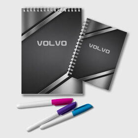 Блокнот с принтом Volvo в городе Новоалтайск, 100% бумага | 48 листов, плотность листов — 60 г/м2, плотность картонной обложки — 250 г/м2. Листы скреплены удобной пружинной спиралью. Цвет линий — светло-серый
 | Тематика изображения на принте: auto | automobile | car | carbon | machine | motor | motor car | sport car | volvo | автомашина | бренд | вольво | легковой автомобиль | марка | спортивный автомобиль | тачка