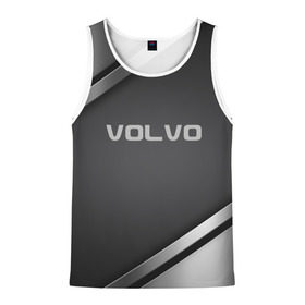 Мужская майка 3D с принтом Volvo в городе Новоалтайск, 100% полиэстер | круглая горловина, приталенный силуэт, длина до линии бедра. Пройма и горловина окантованы тонкой бейкой | auto | automobile | car | carbon | machine | motor | motor car | sport car | volvo | автомашина | бренд | вольво | легковой автомобиль | марка | спортивный автомобиль | тачка