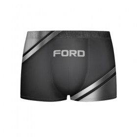 Мужские трусы 3D с принтом Ford в городе Новоалтайск, 50% хлопок, 50% полиэстер | классическая посадка, на поясе мягкая тканевая резинка | auto | automobile | car | carbon | ford | machine | motor | motor car | sport car | автомашина | бренд | легковой автомобиль | марка | спортивный автомобиль | тачка