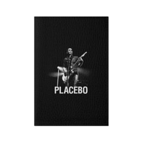 Обложка для паспорта матовая кожа с принтом Placebo в городе Новоалтайск, натуральная матовая кожа | размер 19,3 х 13,7 см; прозрачные пластиковые крепления | placebo | альтернативный | брайан молко | инди | индирок | плацебо | рок