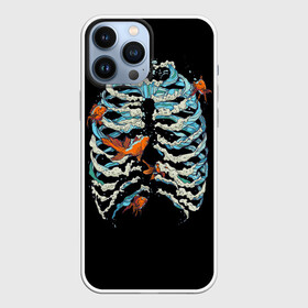 Чехол для iPhone 13 Pro Max с принтом Ребра из Воды в городе Новоалтайск,  |  | анатомия | вода | океан | рыбы | скелет