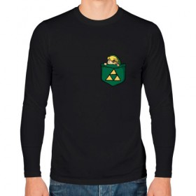 Мужской лонгслив хлопок с принтом The Legend of Zelda в городе Новоалтайск, 100% хлопок |  | 