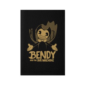 Обложка для паспорта матовая кожа с принтом Bendy and the ink machine (20) в городе Новоалтайск, натуральная матовая кожа | размер 19,3 х 13,7 см; прозрачные пластиковые крепления | bendy | bendy and the ink machine | game | horror | ink | machine | trend | video game
