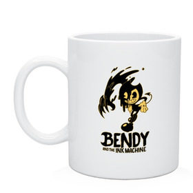 Кружка с принтом Bendy and the ink machine (21) в городе Новоалтайск, керамика | объем — 330 мл, диаметр — 80 мм. Принт наносится на бока кружки, можно сделать два разных изображения | Тематика изображения на принте: bendy | bendy and the ink machine | game | horror | ink | machine | trend | video game