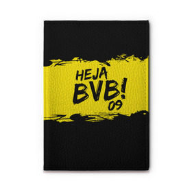 Обложка для автодокументов с принтом Borussia Dortmund FC в городе Новоалтайск, натуральная кожа |  размер 19,9*13 см; внутри 4 больших “конверта” для документов и один маленький отдел — туда идеально встанут права | Тематика изображения на принте: 09 | bvb | heja | боруссия | германия | дортмунд | клуб | фк | футбол | футбольный