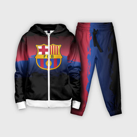 Детский костюм 3D с принтом Barcelona FC в городе Новоалтайск,  |  | barcelona | spain | spanish | барса | барселона | испания | испанский | клуб | фк | футбол | футбольный