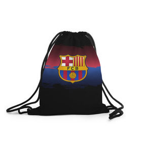 Рюкзак-мешок 3D с принтом Barcelona FC в городе Новоалтайск, 100% полиэстер | плотность ткани — 200 г/м2, размер — 35 х 45 см; лямки — толстые шнурки, застежка на шнуровке, без карманов и подкладки | Тематика изображения на принте: barcelona | spain | spanish | барса | барселона | испания | испанский | клуб | фк | футбол | футбольный