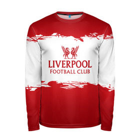 Мужской лонгслив 3D с принтом Liverpool FC в городе Новоалтайск, 100% полиэстер | длинные рукава, круглый вырез горловины, полуприлегающий силуэт | liverpool | английский | англия | британия | британский | клуб | ливерпуль | фк | футбол | футбольный