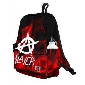 Рюкзак 3D с принтом SLAYER в городе Новоалтайск, 100% полиэстер | лямки с регулируемой длиной, сверху петелька, чтобы рюкзак можно было повесить на вешалку. Основное отделение закрывается на молнию, как и внешний карман. Внутри два дополнительных кармана, один из которых закрывается на молнию. По бокам два дополнительных кармашка | punk | rock | slayer | альтернативный хип хоп | группа | инди поп | музыка | музыкальное произведение | ноты | панк | регги | рок | синти поп