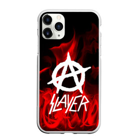 Чехол для iPhone 11 Pro матовый с принтом SLAYER в городе Новоалтайск, Силикон |  | Тематика изображения на принте: punk | rock | slayer | альтернативный хип хоп | группа | инди поп | музыка | музыкальное произведение | ноты | панк | регги | рок | синти поп