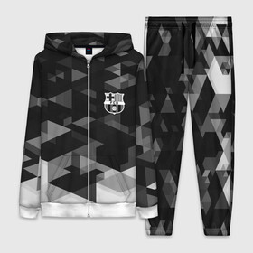 Женский костюм 3D с принтом Barcelona Geometry Sport в городе Новоалтайск,  |  | abstraction | barcelona | championship | fc | football | footer | polygon | soccer | socker | sport | абстракция | барселона | одежда | спорт | спортивный | униформа | футбол | футбольный клуб | чемпионат