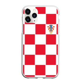 Чехол для iPhone 11 Pro Max матовый с принтом Хорватия домашняя форма 2018 в городе Новоалтайск, Силикон |  | Тематика изображения на принте: 
