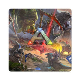 Магнит виниловый Квадрат с принтом Ark: Survival Evolved в городе Новоалтайск, полимерный материал с магнитным слоем | размер 9*9 см, закругленные углы | Тематика изображения на принте: арк