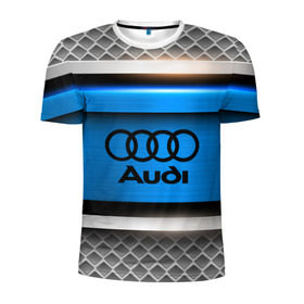 Мужская футболка 3D спортивная с принтом AUDI SPORT в городе Новоалтайск, 100% полиэстер с улучшенными характеристиками | приталенный силуэт, круглая горловина, широкие плечи, сужается к линии бедра | audi | auto | automobile | car | carbon | machine | motor | motor car | sport car | автомашина | ауди | бренд | легковой автомобиль | марка | спортивный автомобиль | тачка