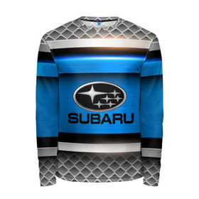 Мужской лонгслив 3D с принтом SUBARU SPORT в городе Новоалтайск, 100% полиэстер | длинные рукава, круглый вырез горловины, полуприлегающий силуэт | auto | automobile | car | carbon | machine | motor | motor car | sport car | subaru | автомашина | бренд | легковой автомобиль | марка | спортивный автомобиль | тачка