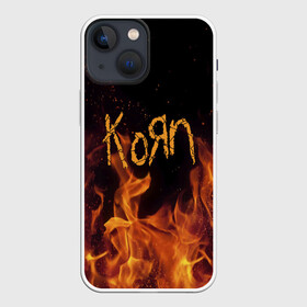 Чехол для iPhone 13 mini с принтом Korn в городе Новоалтайск,  |  | korn | koяn | альтернативный | арвизу | гранж | грув | группа | дэвис | корн | коян | лузье | манки | метал | музыка | нюметал | панк | песни | рок | уэлч | филди | филипп | хэд | череп | шаффер