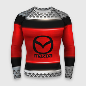 Мужской рашгард 3D с принтом MAZDA в городе Новоалтайск,  |  | auto | automobile | car | carbon | machine | mazda | motor | motor car | sport car | автомашина | бренд | легковой автомобиль | мазда | марка | спортивный автомобиль | тачка