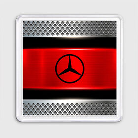 Магнит 55*55 с принтом MERCEDES-BENZ в городе Новоалтайск, Пластик | Размер: 65*65 мм; Размер печати: 55*55 мм | Тематика изображения на принте: 