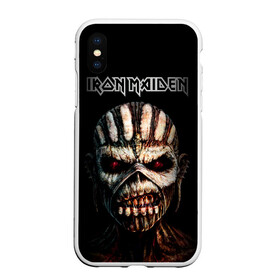 Чехол для iPhone XS Max матовый с принтом Iron Maden The Book of Souls в городе Новоалтайск, Силикон | Область печати: задняя сторона чехла, без боковых панелей | heavy | metal | айрон мейден | зомби | метал | мумия | хеви метал | черный