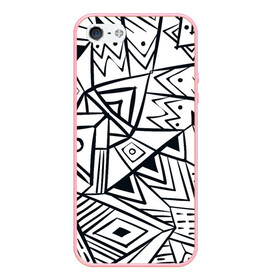 Чехол для iPhone 5/5S матовый с принтом Boho Style 1 в городе Новоалтайск, Силикон | Область печати: задняя сторона чехла, без боковых панелей | абстракция | арт | линии | рисунок | узор | фигуры | этника