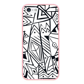 Чехол для iPhone 5/5S матовый с принтом Boho Style 2 в городе Новоалтайск, Силикон | Область печати: задняя сторона чехла, без боковых панелей | абстракция | арт | линии | рисунок | узор | фигуры | этника