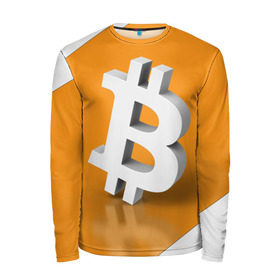Мужской лонгслив 3D с принтом BITCOIN в городе Новоалтайск, 100% полиэстер | длинные рукава, круглый вырез горловины, полуприлегающий силуэт | bitcoin | coins | computer | internet | money | бит | биткоин | биткойн | деньги | интернет | компьютер | нумизматика | платежная система | система