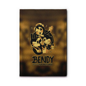 Обложка для автодокументов с принтом Bendy and the ink machine (32) в городе Новоалтайск, натуральная кожа |  размер 19,9*13 см; внутри 4 больших “конверта” для документов и один маленький отдел — туда идеально встанут права | bendy | bendy and the ink machine | game | horror | ink | machine | trend | video game | бенди | бэнди