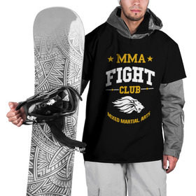 Накидка на куртку 3D с принтом MMA Fight Club в городе Новоалтайск, 100% полиэстер |  | ufc | бои | бои без правил | бойцы мма | мма | смешанные единоборства | юфс