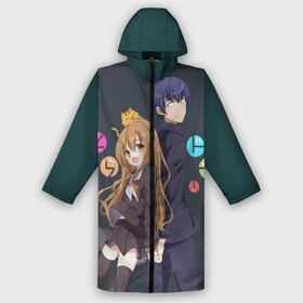 Дождевик унисекс 3D с принтом Toradora в городе Новоалтайск,  |  | anime | аниме | карманный тигр | торадора toradora айсака тайга