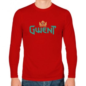 Мужской лонгслив хлопок с принтом Gwent в городе Новоалтайск, 100% хлопок |  | gerald | gwent | wild hunt | witcher | wolf | ведьмак | волк | гвент | дикая охота