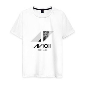 Мужская футболка хлопок с принтом Dj Avicii в городе Новоалтайск, 100% хлопок | прямой крой, круглый вырез горловины, длина до линии бедер, слегка спущенное плечо. | avicii | dj | edm | tim bergling | tom hangs | авичи | прогрессив | тим берглинг | том хангс | хаус | электро