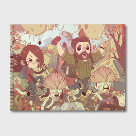 Альбом для рисования с принтом The Last of Us _for fun в городе Новоалтайск, 100% бумага
 | матовая бумага, плотность 200 мг. | the last of us | гриб | грибы | джоэл | кордицепс | пиратs | элли