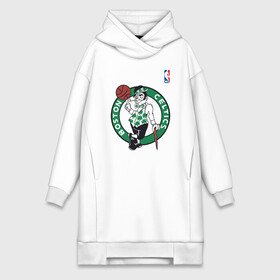 Платье-худи хлопок с принтом Boston celtics в городе Новоалтайск,  |  | boston celtics | nba | баскетбол | бостон селтикс