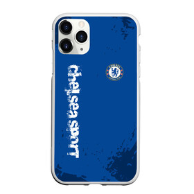 Чехол для iPhone 11 Pro матовый с принтом CHELSEA SPORT в городе Новоалтайск, Силикон |  | Тематика изображения на принте: chelsea | fc | football | fotball club | sport | спорт | спортивные | униформа | фирменные цвета | фк | футбол | футбольный клуб | челси