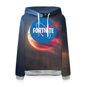Женская толстовка 3D с принтом Fortnite в городе Новоалтайск, 100% полиэстер  | двухслойный капюшон со шнурком для регулировки, мягкие манжеты на рукавах и по низу толстовки, спереди карман-кенгуру с мягким внутренним слоем. | battle royale | fortnite | lama | space | батл рояль | космос | лама | фортнайт