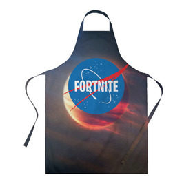 Фартук 3D с принтом Fortnite в городе Новоалтайск, 100% полиэстер | общий размер — 65 х 85 см, ширина нагрудника — 26 см, горловина — 53 см, длина завязок — 54 см, общий обхват в поясе — 173 см. Принт на завязках и на горловине наносится с двух сторон, на основной части фартука — только с внешней стороны | battle royale | fortnite | lama | space | батл рояль | космос | лама | фортнайт