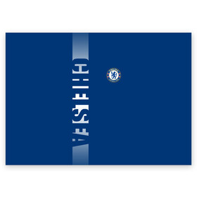 Поздравительная открытка с принтом ЧЕЛСИ / CHELSEA в городе Новоалтайск, 100% бумага | плотность бумаги 280 г/м2, матовая, на обратной стороне линовка и место для марки
 | chelsea | fc | football | fotball club | sport | спорт | спортивные | униформа | фирменные цвета | фк | футбол | футбольный клуб | челси
