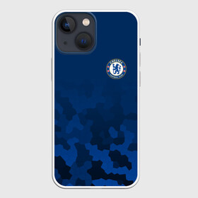 Чехол для iPhone 13 mini с принтом CHELSEA SPORT в городе Новоалтайск,  |  | Тематика изображения на принте: chelsea | fc | football | fotball club | sport | спорт | спортивные | униформа | фирменные цвета | фк | футбол | футбольный клуб | челси