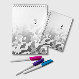 Блокнот с принтом JUVENTUS SPORT в городе Новоалтайск, 100% бумага | 48 листов, плотность листов — 60 г/м2, плотность картонной обложки — 250 г/м2. Листы скреплены удобной пружинной спиралью. Цвет линий — светло-серый
 | fc | football | fotball club | juventus | sport | спорт | спортивные | униформа | фирменные цвета | фк | футбол | футбольный клуб | ювентус
