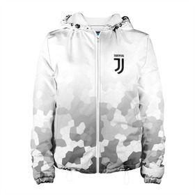 Женская куртка 3D с принтом JUVENTUS SPORT в городе Новоалтайск, ткань верха — 100% полиэстер, подклад — флис | прямой крой, подол и капюшон оформлены резинкой с фиксаторами, два кармана без застежек по бокам, один большой потайной карман на груди. Карман на груди застегивается на липучку | fc | football | fotball club | juventus | sport | спорт | спортивные | униформа | фирменные цвета | фк | футбол | футбольный клуб | ювентус