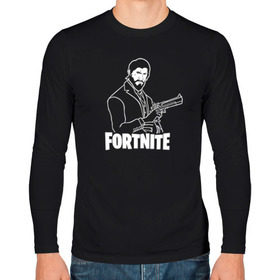 Мужской лонгслив хлопок с принтом Fortnite в городе Новоалтайск, 100% хлопок |  | battle royale | fortnite | lama | батл рояль | лама | фортнайт