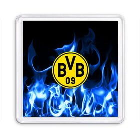 Магнит 55*55 с принтом BORUSSIA в городе Новоалтайск, Пластик | Размер: 65*65 мм; Размер печати: 55*55 мм | боруссия | дортмунд