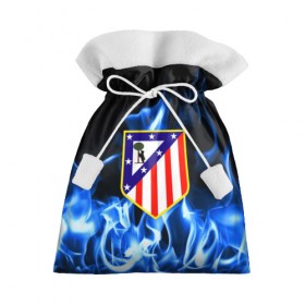 Подарочный 3D мешок с принтом ATLETICO MADRID в городе Новоалтайск, 100% полиэстер | Размер: 29*39 см | атлетико мадрид | эмблема