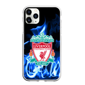Чехол для iPhone 11 Pro матовый с принтом LIVERPOOL в городе Новоалтайск, Силикон |  | fc | football | footer | liverpool | soccer | socker | sport | огонь | пламя | спорт | футбол | футбольный клуб