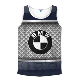 Мужская майка 3D с принтом BMW SPORT в городе Новоалтайск, 100% полиэстер | круглая горловина, приталенный силуэт, длина до линии бедра. Пройма и горловина окантованы тонкой бейкой | Тематика изображения на принте: auto | bmw | car | авто | автомобиль | бмв | машина