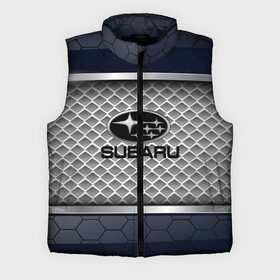 Мужской жилет утепленный 3D с принтом SUBARU SPORT в городе Новоалтайск,  |  | auto | car | subaru | авто | автомобиль | машина | субару
