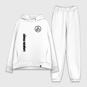 Женский костюм хлопок Oversize с принтом Linkin Park в городе Новоалтайск,  |  | bennington | chester | linkin park | альтернативный | беннингтон | группа | ленкин | линкин | майк | метал | музыкант | ню | нюметал | парк | певец | рок | рэп | честер | электроник