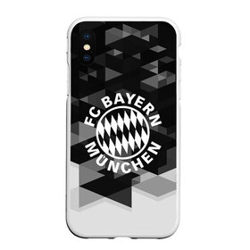 Чехол для iPhone XS Max матовый с принтом Bayern Munchen Geometry Sport в городе Новоалтайск, Силикон | Область печати: задняя сторона чехла, без боковых панелей | abstraction | bayern munchen | championship | fc | football | footer | polygon | soccer | socker | sport | абстракция | одежда | спорт | спортивный | униформа | футбол | футбольный клуб | чемпионат