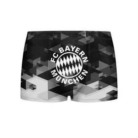 Мужские трусы 3D с принтом Bayern Munchen Geometry Sport в городе Новоалтайск, 50% хлопок, 50% полиэстер | классическая посадка, на поясе мягкая тканевая резинка | abstraction | bayern munchen | championship | fc | football | footer | polygon | soccer | socker | sport | абстракция | одежда | спорт | спортивный | униформа | футбол | футбольный клуб | чемпионат